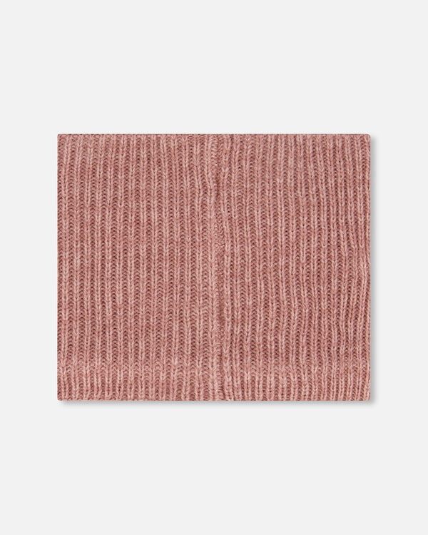 Mid-Season Knit Neck Warmer Dusty Pink - H20ZW02_643