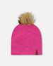 Mid-Season Jersey Pompom Hat Candy Pink - H20ZW03_640