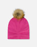 Mid-Season Jersey Pompom Hat Candy Pink - H20ZW03_640