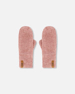 Mid-Season Knit Mittens Dusty Pink - H20ZW07_643