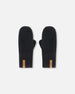 Mid-Season Knit Mittens Black - H20ZW07_999