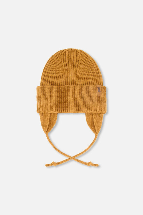 Baby Mid-Season Knit Hat Brown Pecan - H20ZW08_948
