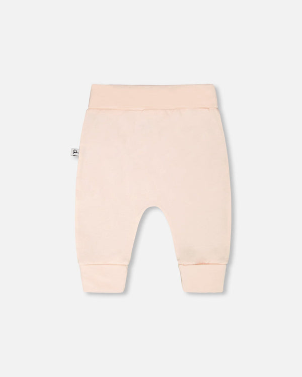 Organic Cotton Jersey Evolutive Pants Peach - H30A20_06006