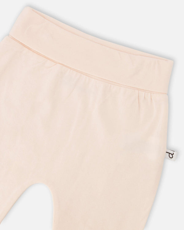 Organic Cotton Jersey Evolutive Pants Peach - H30A20_06006