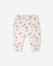Cotton Jersey Evolutive Pants White Printed Strawberries - H30A20_3H058