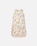 Organic Cotton Jersey Muslin Sleep Sack Peach Deer Print - H30ASB_3H057