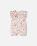 Cotton Muslin Romper Pink Printed Berries - H30B41_3H059