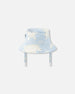 Cotton Muslin Hat Blue Turtle Print - H30BH_3H061