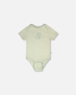 Evolutive Jersey Onesie Sage Green - H30C70_03011