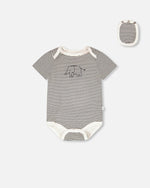 3 Pack Evolutive Organic Cotton Jersey Onesies Sage Green - H30C71_09990
