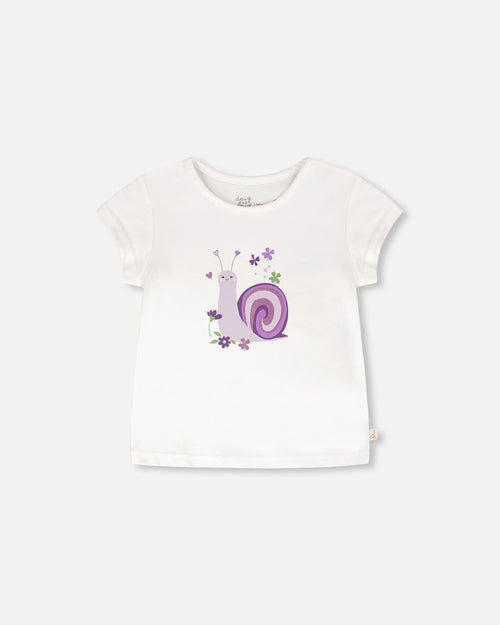 Organic Cotton Jersey T-Shirt White - H30E71_01000