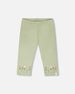 Organic Cotton Jersey Capri Light Khaki Green - H30F60_03910