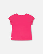 Organic Cotton Jersey T-Shirt Pink - H30F70_06870