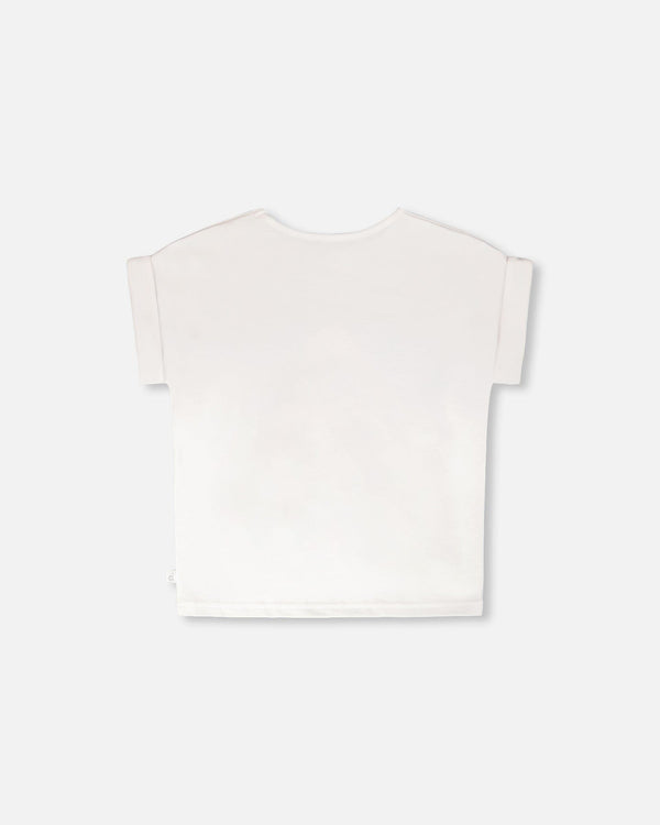 Organic Cotton Jersey T-Shirt White - H30G70_01000