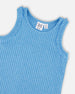 Rib Tank Top Blue - H30G73_04380
