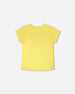 Organic Cotton Jersey T-Shirt Yellow - H30H70_02190