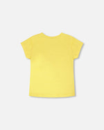 Organic Cotton Jersey T-Shirt Yellow - H30H70_02190