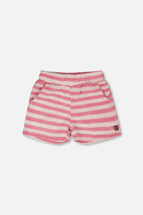 Striped Shorts Pink And White - H30I27_3H139