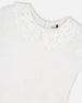 T-Shirt With Crochet Peter Pan Collar White - H30I70_01000