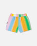 Printed French Terry Shorts Multicolored - H30J27_3H131