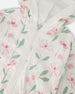 French Terry Hoodie Off White Printed Flowers - H30K30_3H126