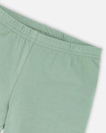 Organic Cotton Jersey Leggings Sage Green - H30K60_03400