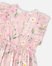 Viscose Dress Pink Printed Flowers - H30K88_3H115