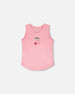 Organic Cotton Jersey Tank Top Pink - H30L72_06050