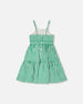 Cotton Sundress Green Stripes - H30L86_3H141