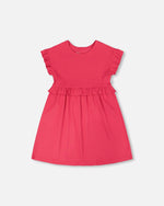 Cotton Rib Dress Pink - H30L87_06002