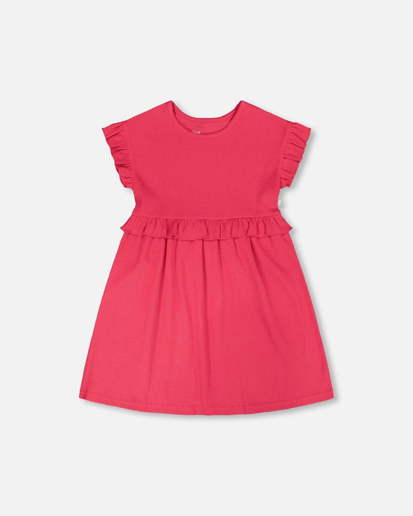Cotton Rib Dress Pink - H30L87_06002