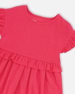 Cotton Rib Dress Pink - H30L87_06002