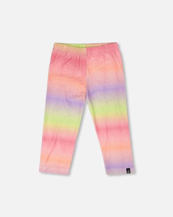 Organic Cotton Jersey Capri Multicolor - H30M61_3H134