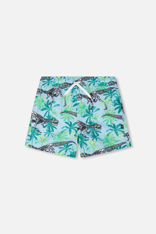 Boardshorts Blue Skeleton Print - H30OB07_3H166