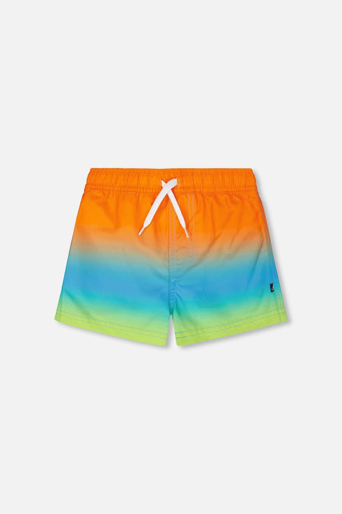 Boardshorts Orange Blue And Green Gradient - H30OB09_3H163