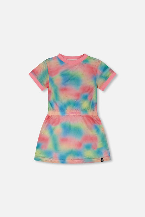 Mesh Beach Dress Multicolor - H30OG29_3H146