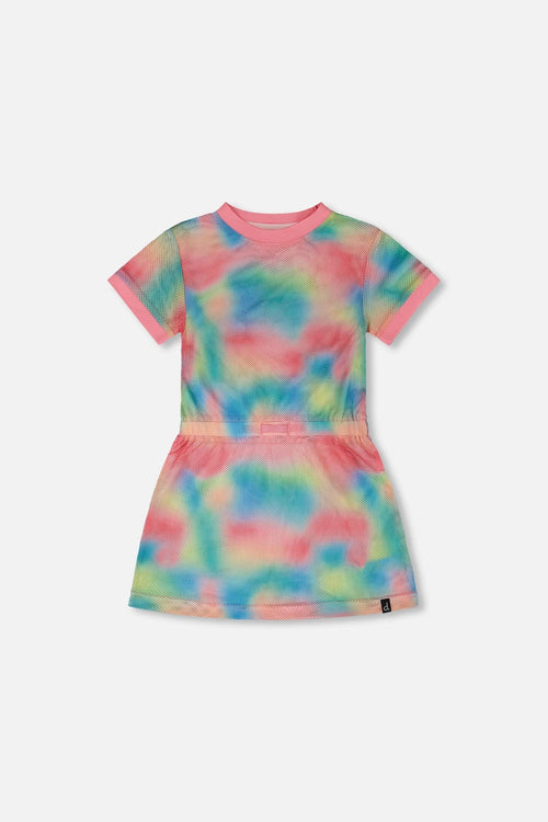 Mesh Beach Dress Multicolor - H30OG29_3H146