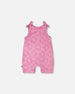 Terry Cloth Romper With Bows Pink - H30OG43_3H180