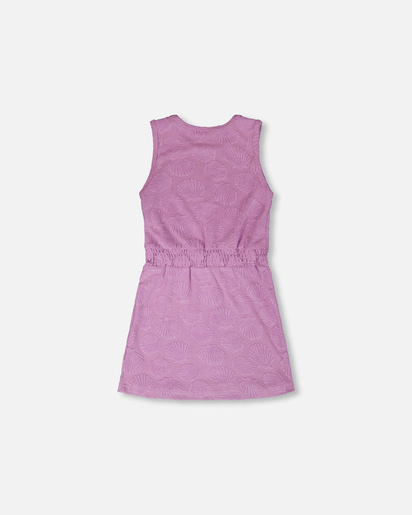 Terry Cloth Beach Dress Lilac - H30OG87_3H185