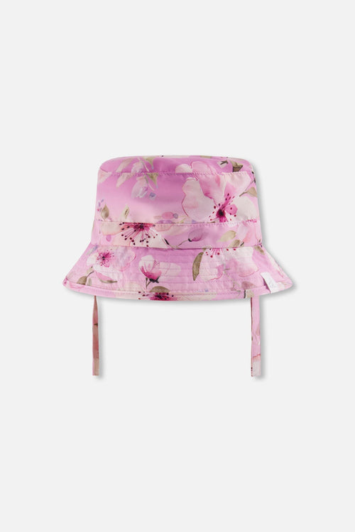 Beach Hat Purple Flower Print - H30OGC_3H143