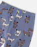 Organic Cotton Two-Piece Pyjama Set Blue Dog Print - H30PB10_3H091