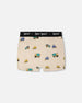 Organic Cotton Boxer Beige Truck Print - H30PB60_3H088
