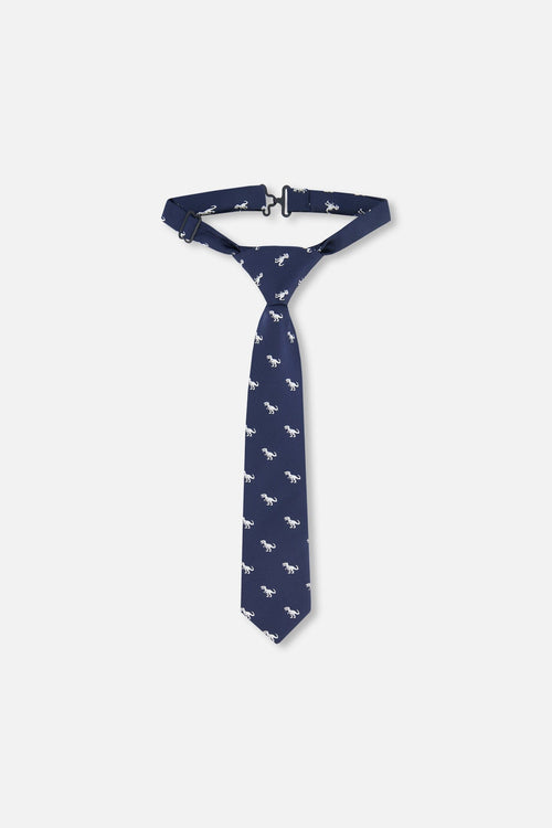 Neck Tie Blue Dino Print - H30RCR_3H213