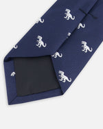 Neck Tie Blue Dino Print - H30RCR_3H213