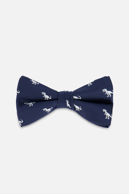 Bow Tie Blue Dino Print - H30RNP_3H213