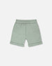 French Terry Shorts Mint Green - H30S27_03008