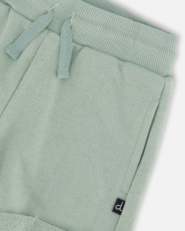 French Terry Shorts Mint Green - H30S27_03008