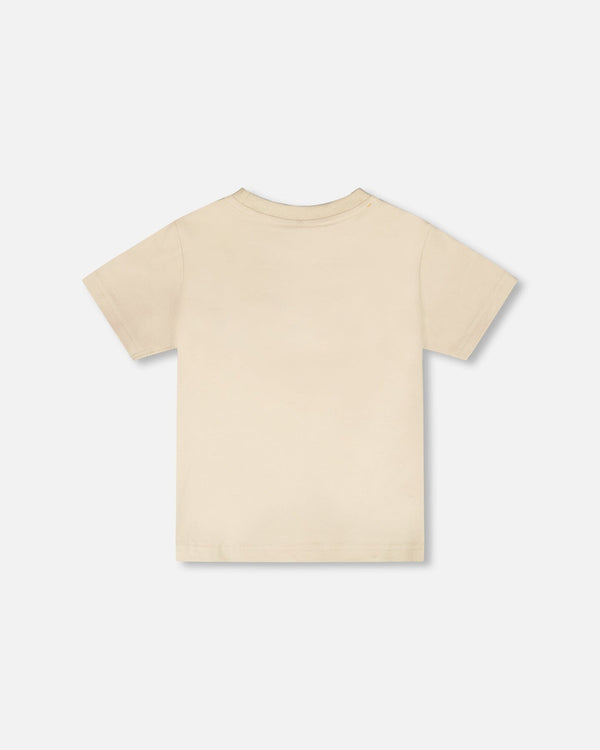 Organic Cotton Short Sleeve T-Shirt Off White - H30S70_01001