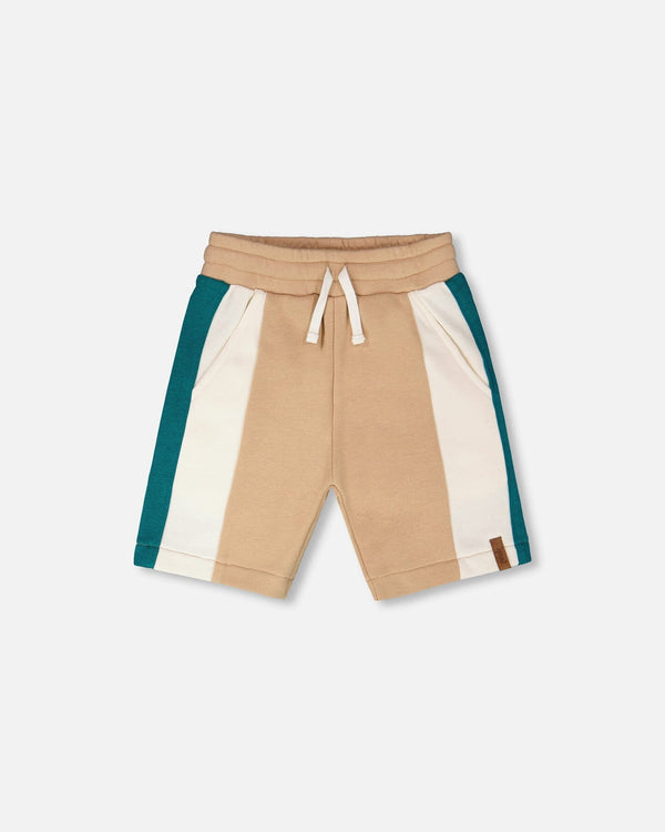 Sporty French Terry Shorts Beige - H30U28_01720