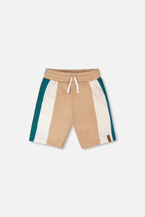 Sporty French Terry Shorts Beige - H30U28_01720